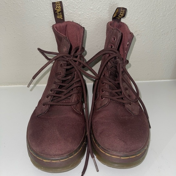 DR. MARTENS combs burgundy, boots man 4. Ladies 5 - Picture 3 of 15